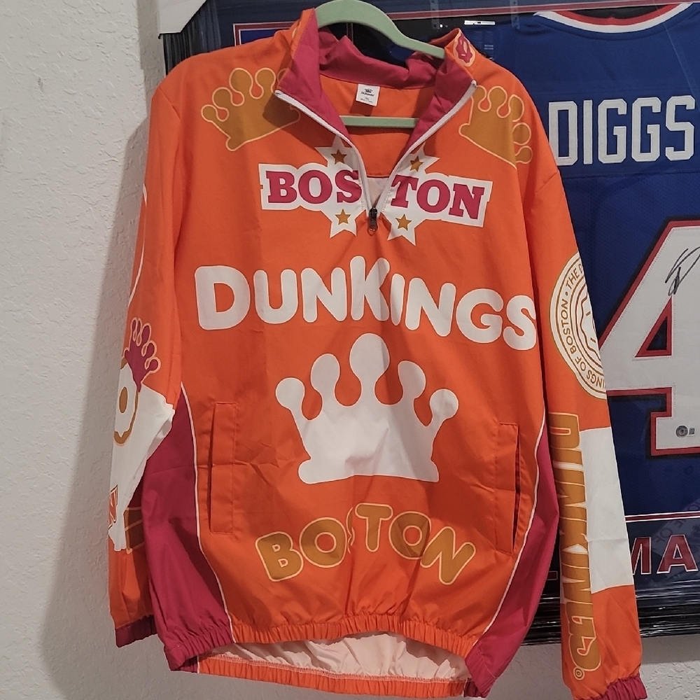 Dunkings Boston Tracksuit Jacket. Authentic First Worn By Ben Affleck, Tom Brady